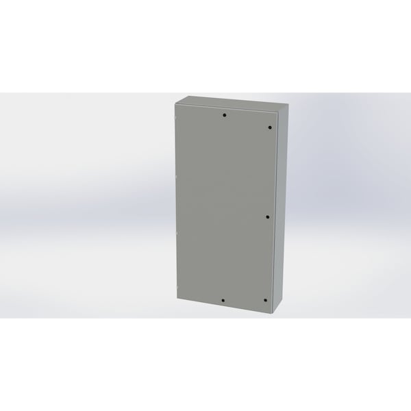 1/4 Turn Latch Electrical Enclosures, 72 in H, 12 in D, 36 in W, NEMA 3R, 4, 12, 13, Carbon Steel